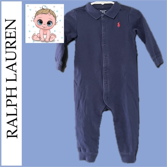 Ralph Lauren Other - RALPH LAUREN Baby Boy Onesie Sz 12M